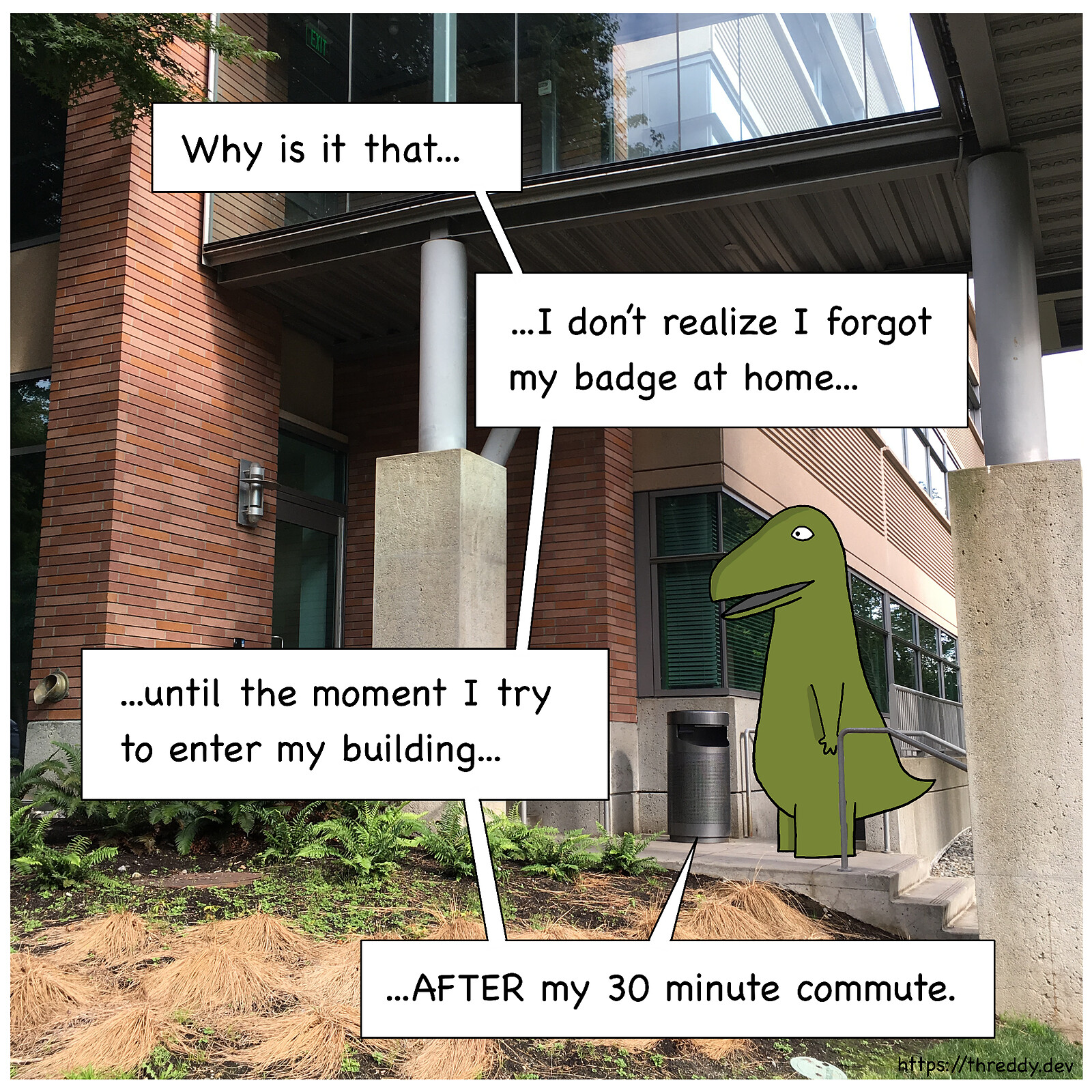 Forgetting Your Badge