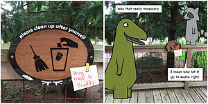 Trash Sign